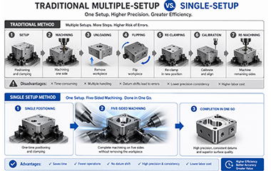 One-Setup 5-Sided Machining: The Secret to Reducing Setup Time by 80%