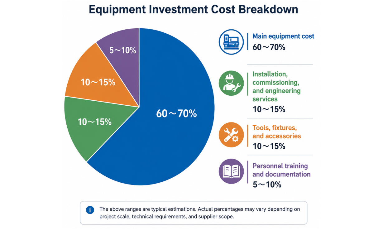 Equipment Investment Cost Breakdown