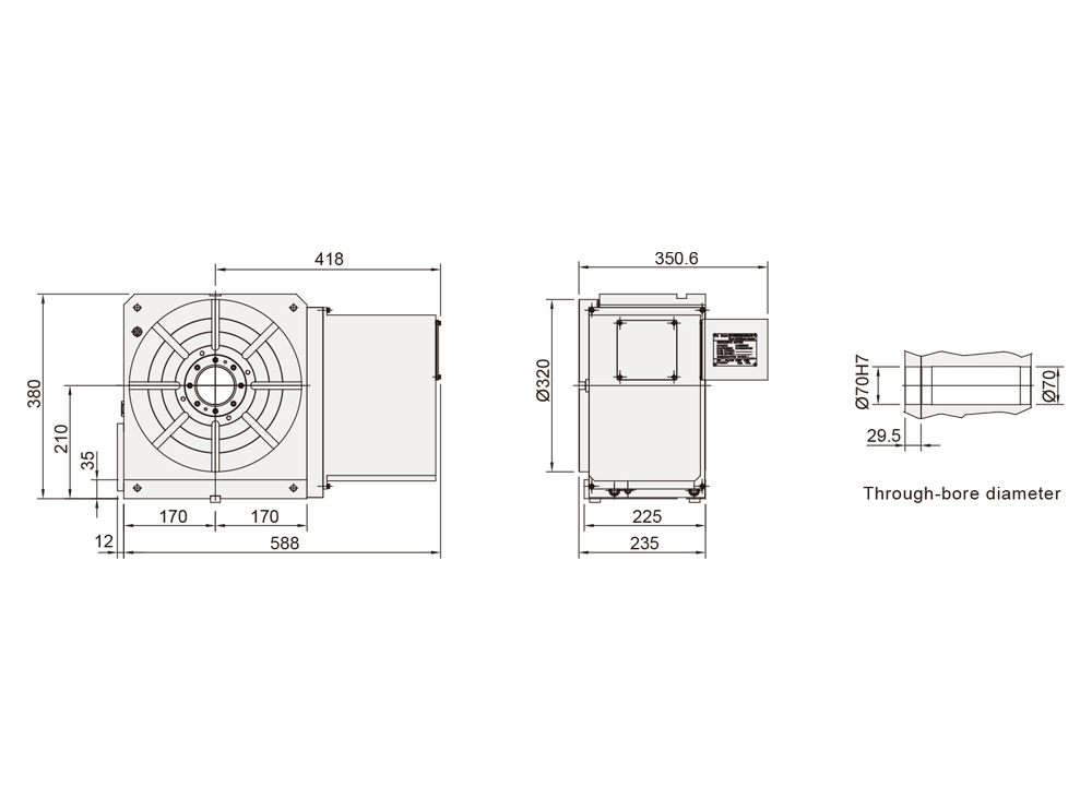 CNC Index Table ø320