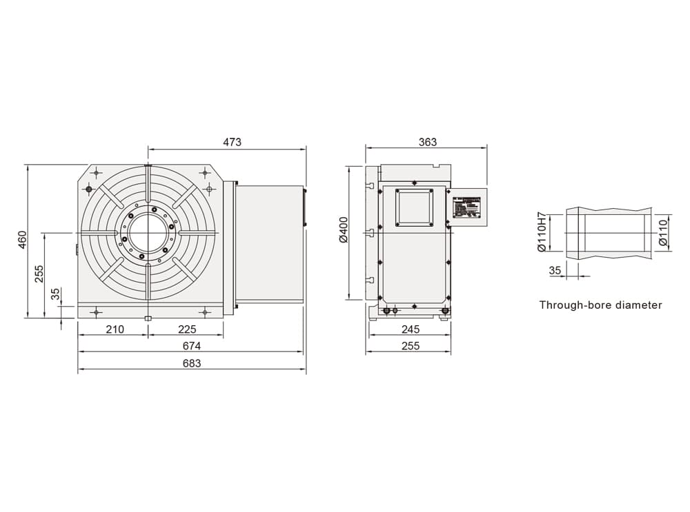 CNC Index Table ø400