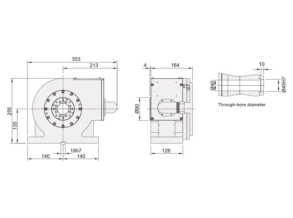 DDM Rotary Table ø170