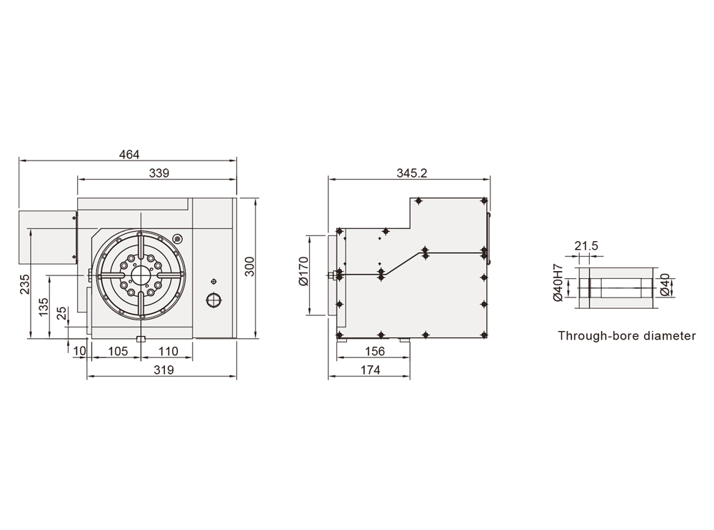 CNC Rotary Table ø170