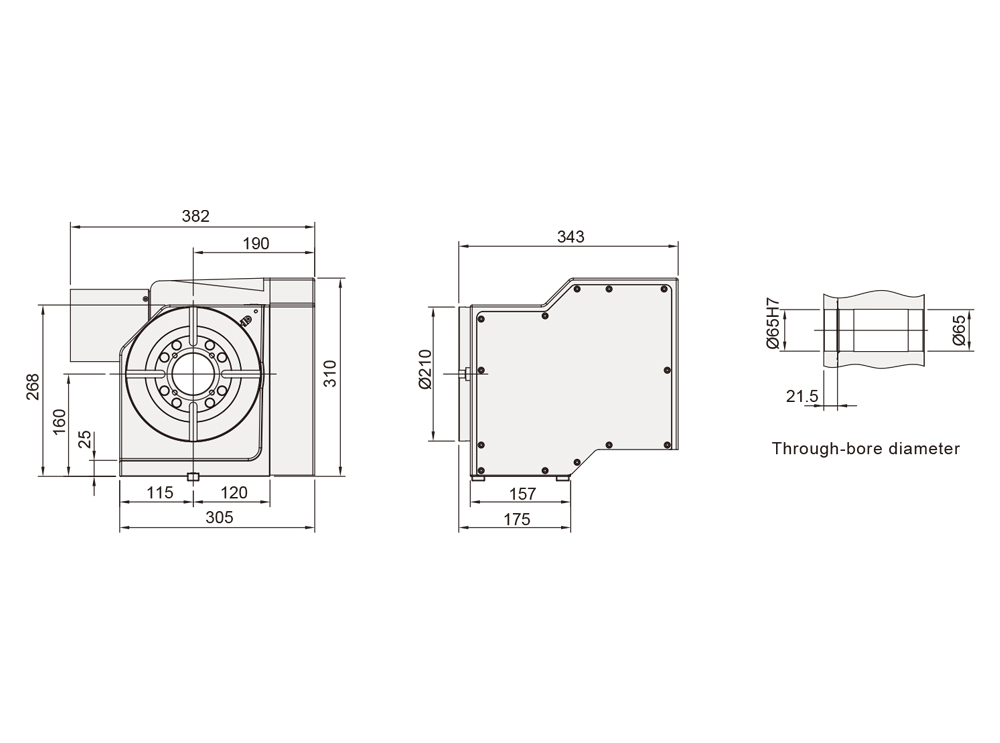 CNC Rotary Table ø210