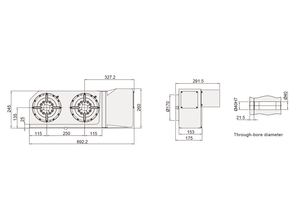 CNC Rotary Table ø170