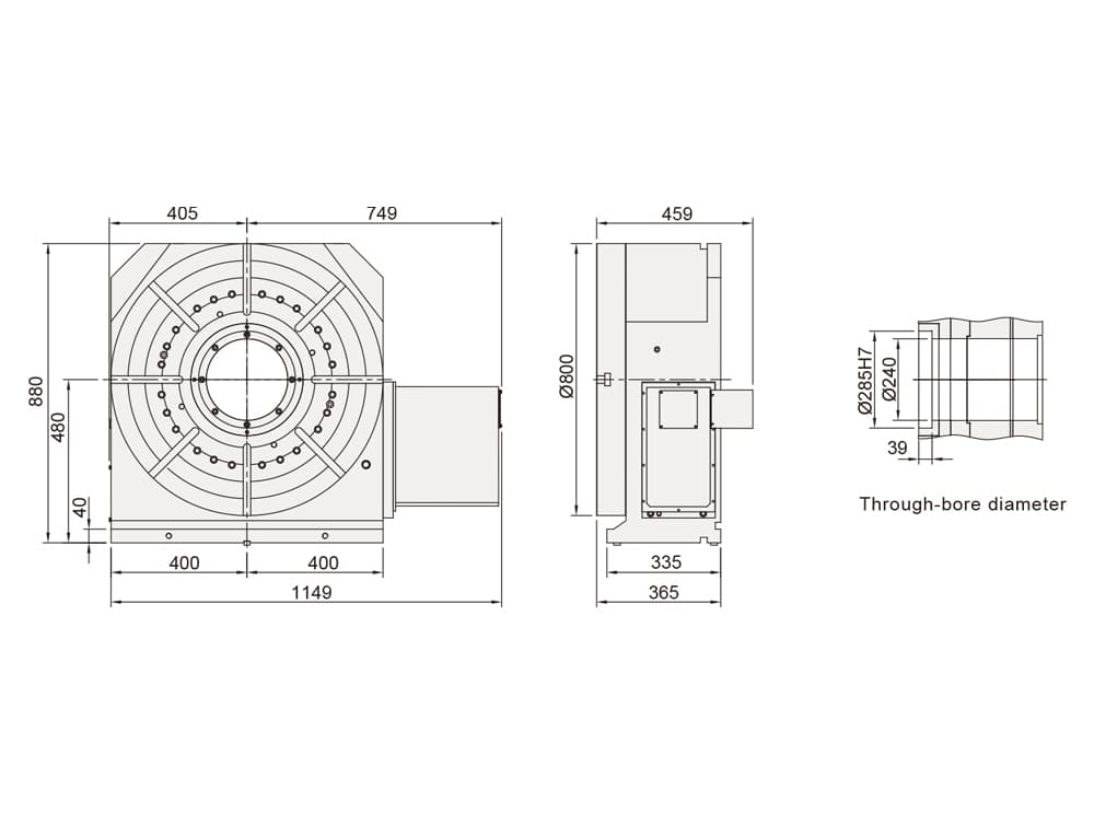 CNC Rotary Table ø800