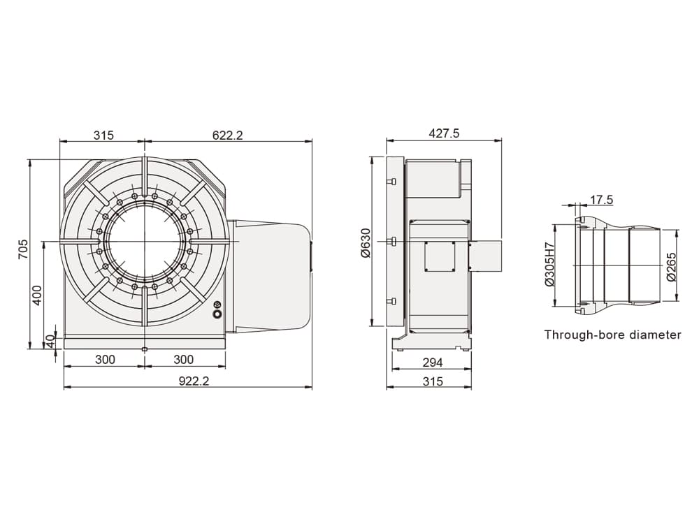 CNC Rotary Table ø630