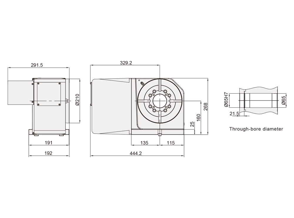 CNC Rotary Table ø210