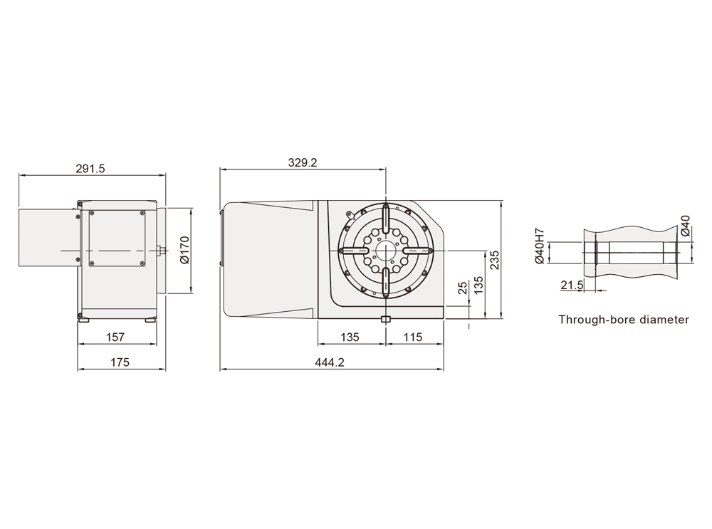 CNC Rotary Table ø170