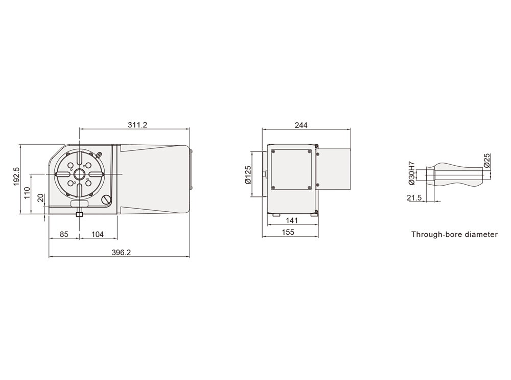 CNC Rotary Table ø125