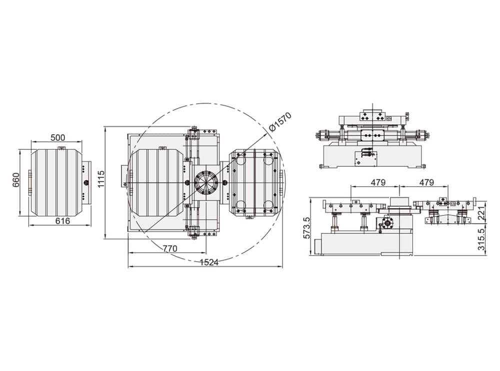 Automatic Pallet Change System ø660