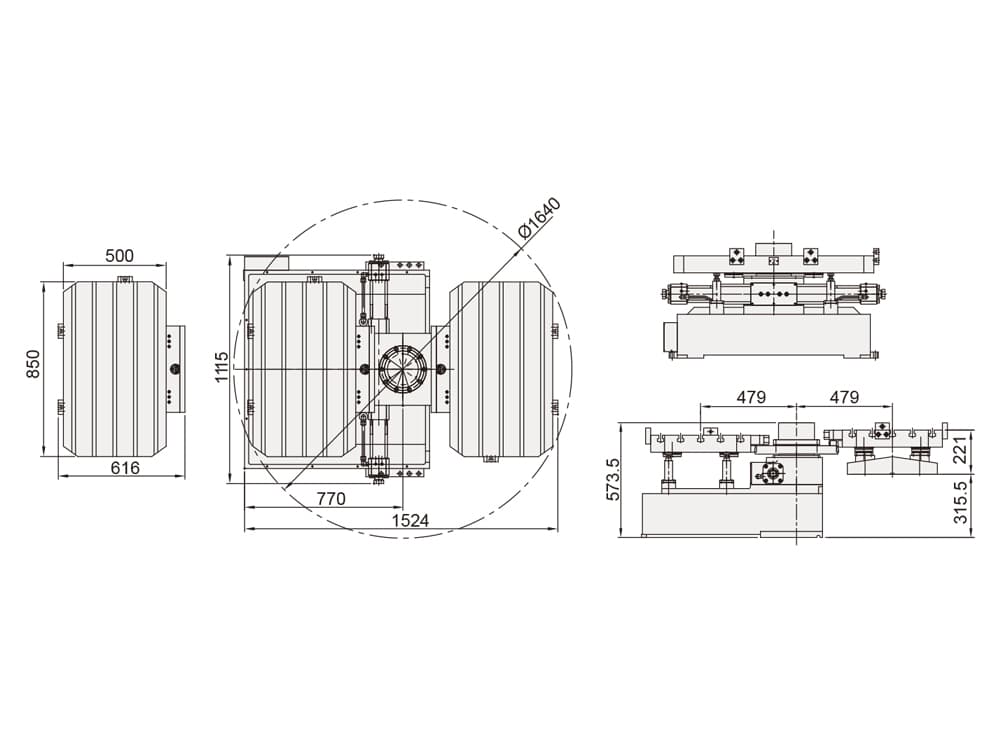 Automatic Pallet Change System ø850